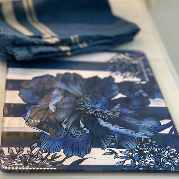 MacKenzie-Childs Royal Englis Garden Glass Cutting Board-NEW - Picture 14 of 16